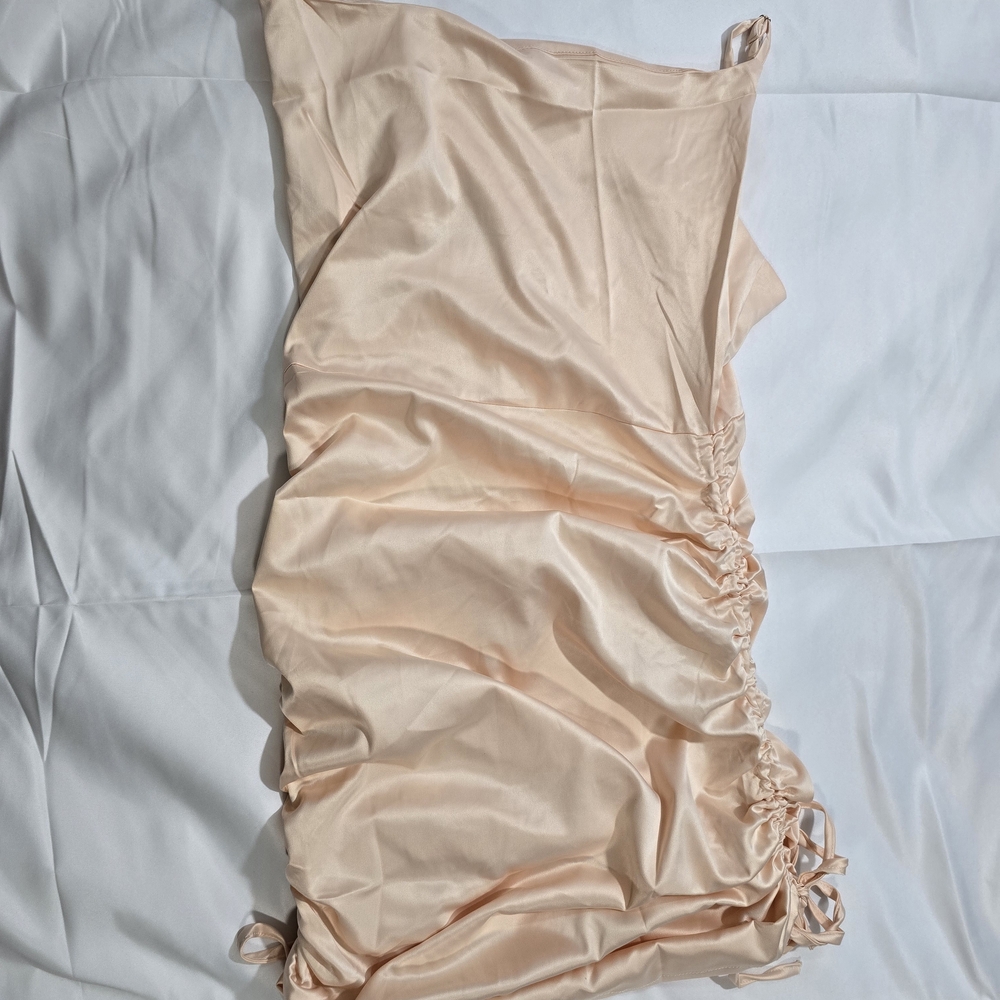 Elegant Cream Mini Dress
